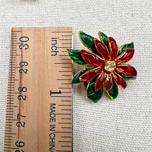 Vintage christmas poinsettia - vintage,
