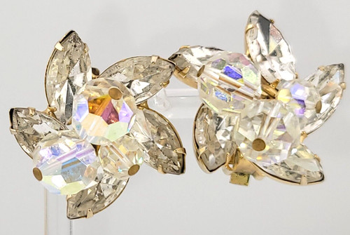 Big vintage rhinestone aurora - vintage,