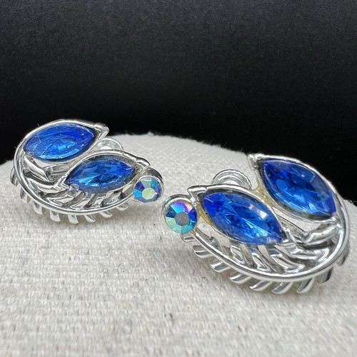 Vintage star blue navette - star,