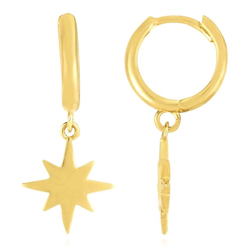 14k gold north - 14k, huggie